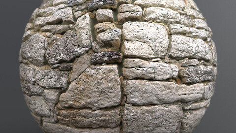 Stone Wall 08052 – PBR Material by GamesTextures.com