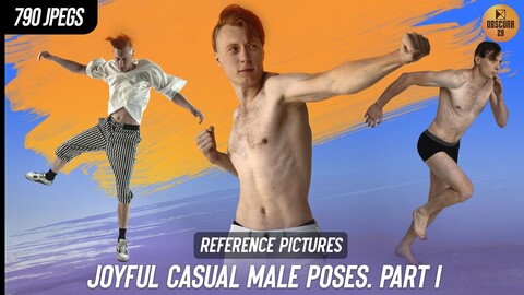 790+ Joyful Casual Male Poses Pt. I