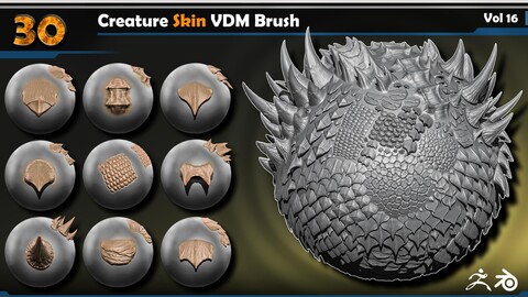 Creature Skin VDM Brush Vol 16