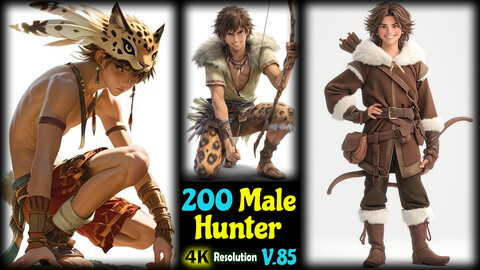 200 Male Hunter - 4K Resolution - V.85