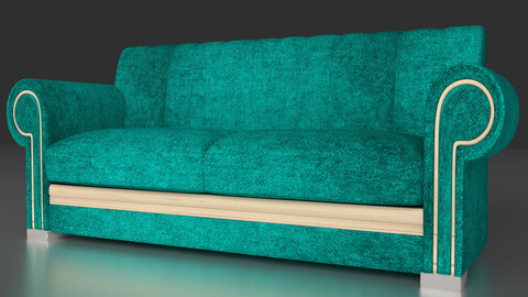 Sofa Turquoise 8K