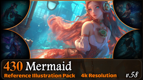 430 Mermaid Reference Pack | 4K | v.58