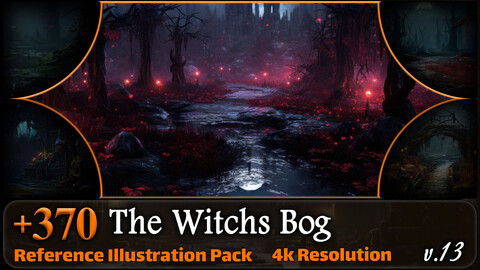 370 The Witchs Bog Reference Pack | 4K | v.13