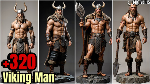 +320 Viking Man Character Concept(4k)