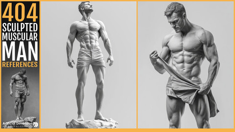 404 Sculpted muscular man