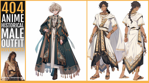 404 Anime Historical Male Outfit