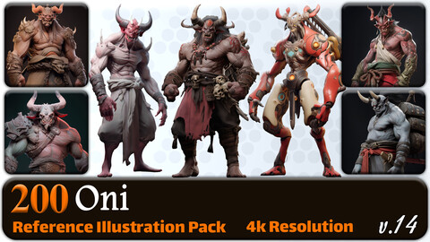 200 Oni Reference Pack | 4K | v.14