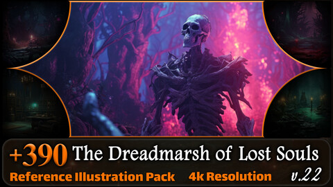 390 The Dreadmarsh of Lost Souls Reference Pack | 4K | v.22