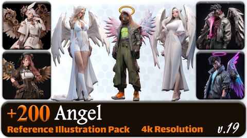 200 Angel Reference Pack | 4K | v.19