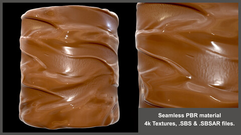 Nut Cream Substance Material and Textures (spread, chocolate, dessert)