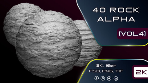 40 Ground Alphas (Seamless and Tileable - Vol 04)