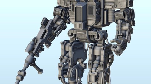 Enos combat robot (11) | STL for 3D Printing Printer | Hard Surface