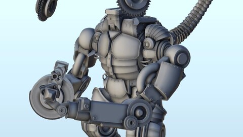 Phiterin combat robot (28) | STL for 3D Printing Printer | Hard Surface