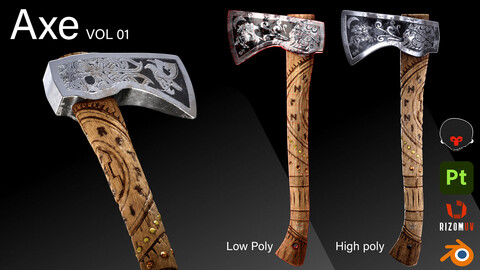 Axe / 3D Model / Vol 01