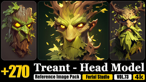 270 Treant - Head Model Reference Image Pack v.73 |4K|