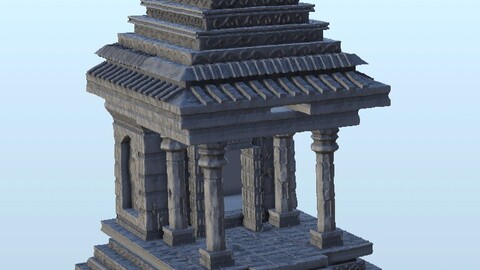 Indian stone altar 5 | STL for 3D Printing