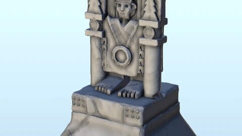 Mesoamerican totem 2 | STL for 3D Printing