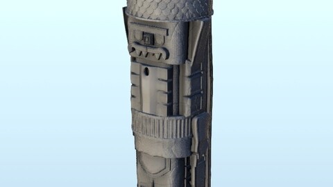 Mesoamerican totem 4 | STL for 3D Printing