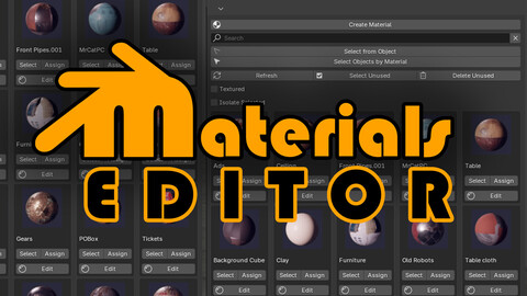 Materials Editor for Blender