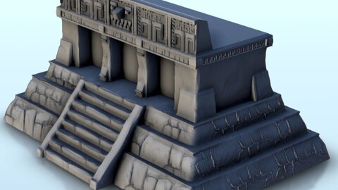 Mesoamerican palace 11 | STL for 3D Printing