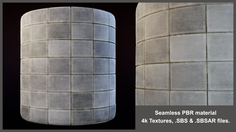 Pavement Set Seamless Material Textures (bricks, road, paving, curbs, slabs, paving)