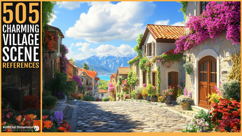 505 Charming Village Scene