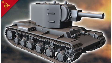 KV-2 M1940 | STL for 3D Printing Printer | Hard Surface