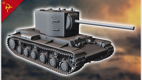 KV-2 (ZiS-6) | STL for 3D Printing Printer | Hard Surface