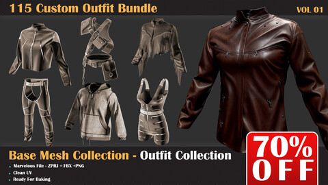 115 Custom Outfit Bundle - VOL 01