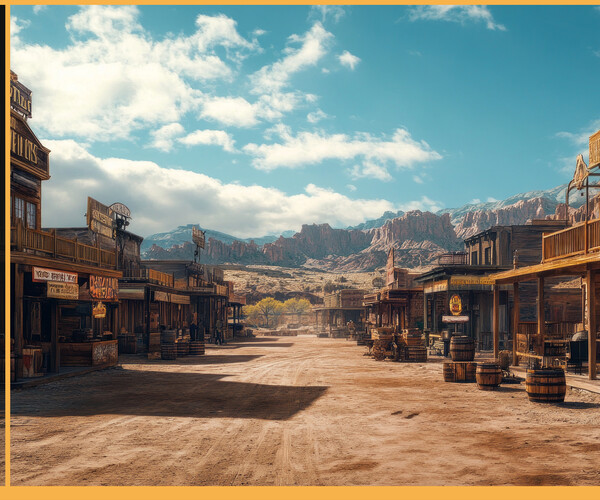 ArtStation - 505 Wild West environment | Artworks