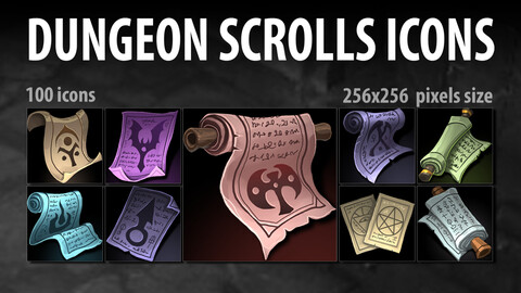 Dungeon Scrolls Icons