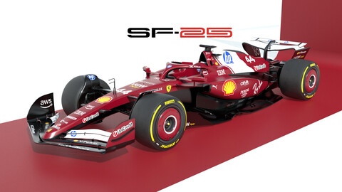 F1 Ferrari SF-25 2025