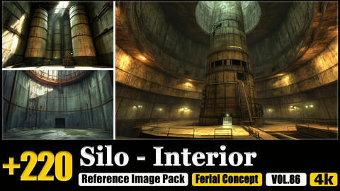 220 Silo - Interior Reference Image Pack v.86 |4K|