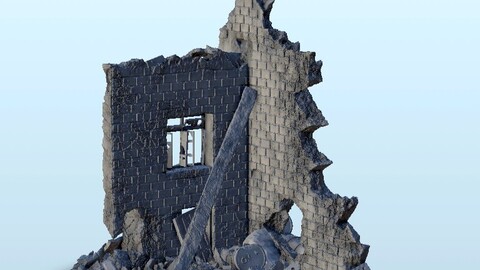 Corner ruins 14 | STL for 3D Printing Printer | Hard Surface