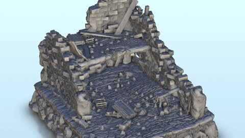 Ruins of house 15 | STL for 3D Printing Printer | Hard Surface