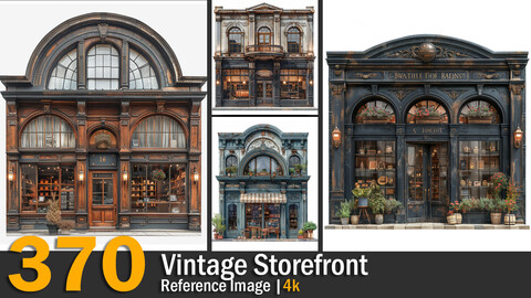 Vintage Storefront  | Reference Images | 4K