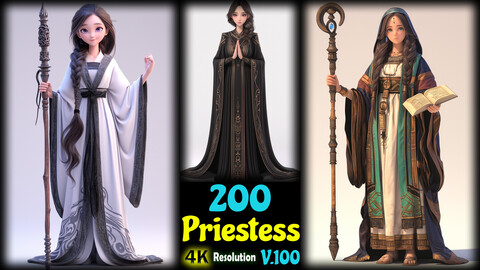 200 Priestess - 4K Resolution - V.100