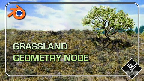 3DT Grasslands Terrain Generator – Blender Geometry Node