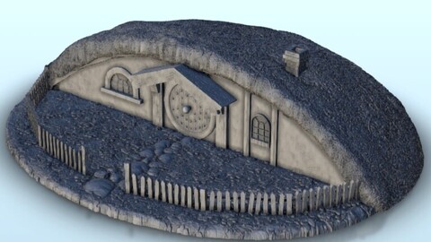 Hobbit hole 4 | STL for 3D Printing Printer | Hard Surface