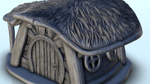 Small hobbit hole 6 | STL for 3D Printing Printer | Hard Surface