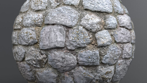 Stone Wall 08202 – PBR Material GamesTextures.com