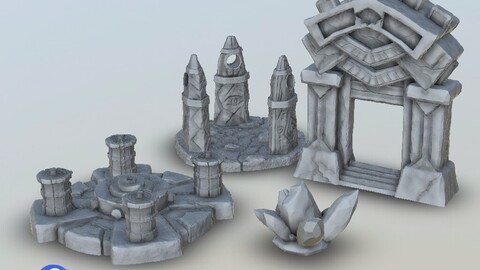 Magical totems | STL for 3D Printing Printer | Hard Surface