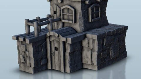 Guard watchtower | STL for 3D Printing Printer | Hard Surface