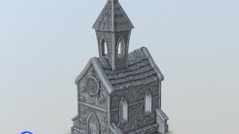 Church 15 | STL for 3D Printing Printer | Hard Surface