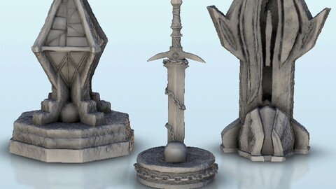 Totems | STL for 3D Printing Printer | Hard Surface