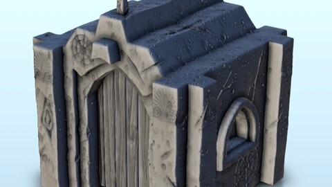 Christian cemetery mausoleum 3 | STL for 3D Printing Printer | Hard Surface