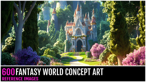 500 FANTASY WORLD CONCEPT ART