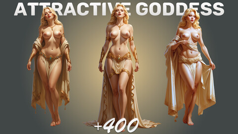 400 Attractive Goddess VOL.2 | Reference Images 4K