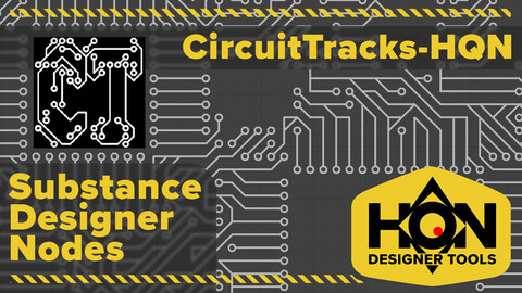 Circuit Tracks - Substance Designer Node