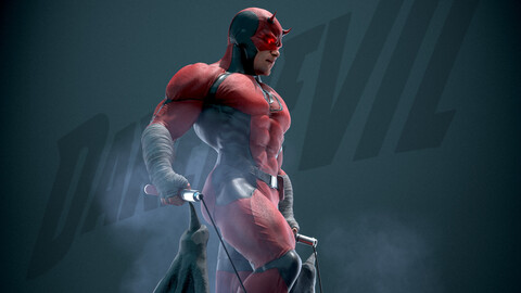 Daredevil - 1/6 scale STL statue